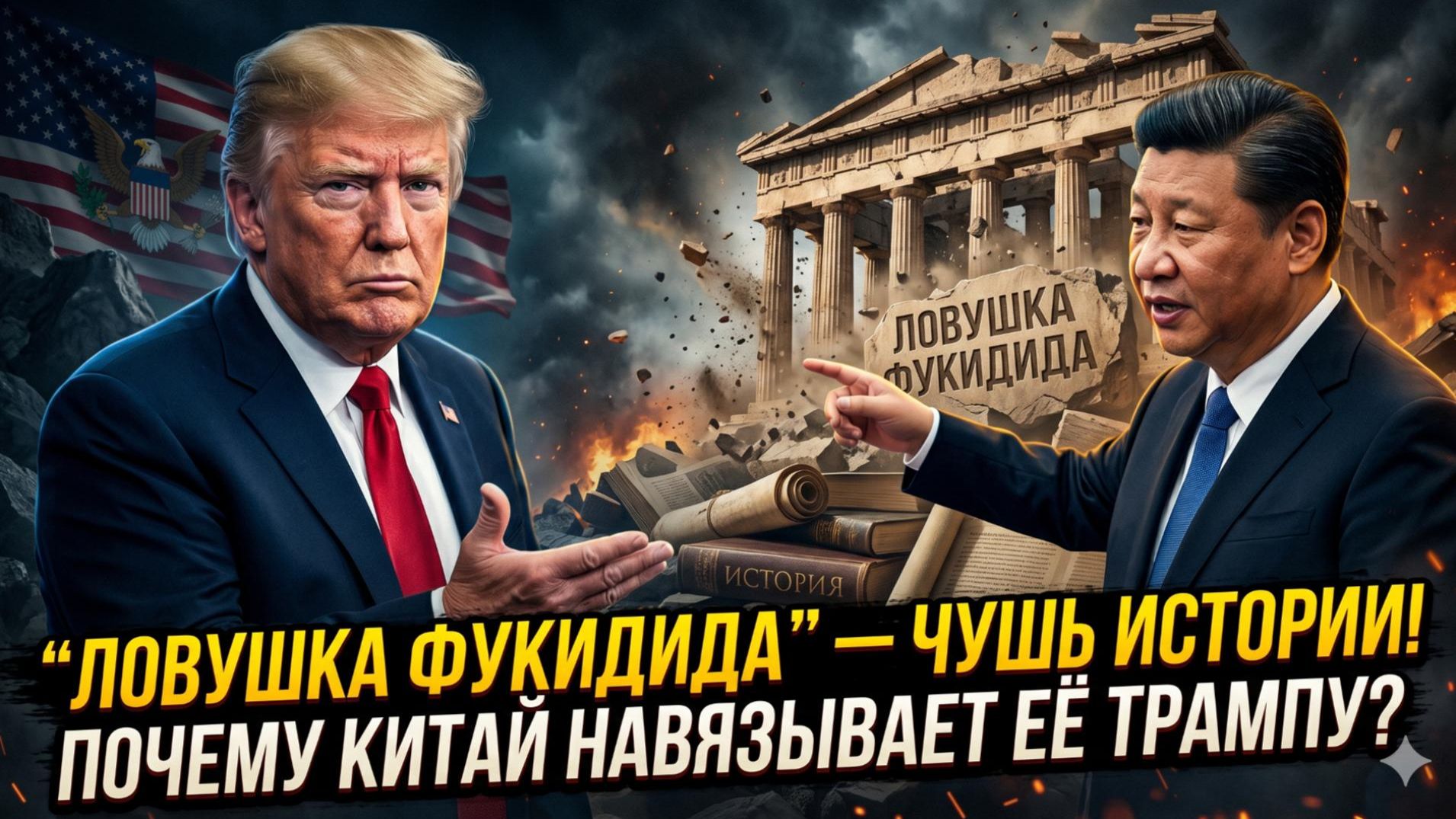 📜❌Джефф Рич |  «Ловушка Фукидида» — фейк древности. Зачем Китай впаривает этот мусор Трампу?