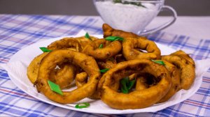 ХРУСТЯЩИЕ луковые кольца за 15 минут! Простой и ВКУСНЫЙ рецепт! #144