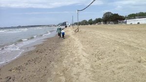 Анапа. Песочные центральные пляжи перед сезоном. 19 мая 2026.