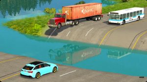 Автомобили против глубокой воды — BeamNG Drive — 🔥 ULTIMATE Edition: Компиляция