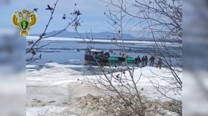 Место трагедии на Байкале