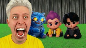 НИКОГДА НЕ ЗВОНИ BABY KPOP DEMON HUNTERS и BABY Saja Boys в 3:00 ночи!