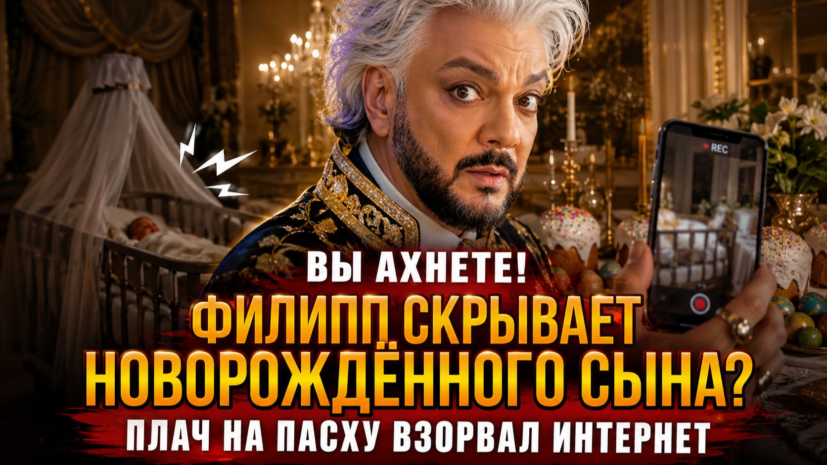 Вы Ахнете! Зачем Филипп скрывает новорождённого сына? Плач на Пасху взорвал весь интернет