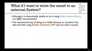 8. What if I want to write to an external System