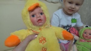 Мягкие куколки Бабочка Стрекоза и Уточка Soft plush doll for girls