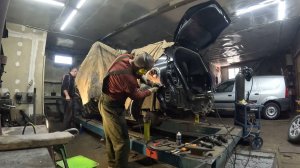 Замена задней арки с лючком бензобака Нюансы Хонда ч.2