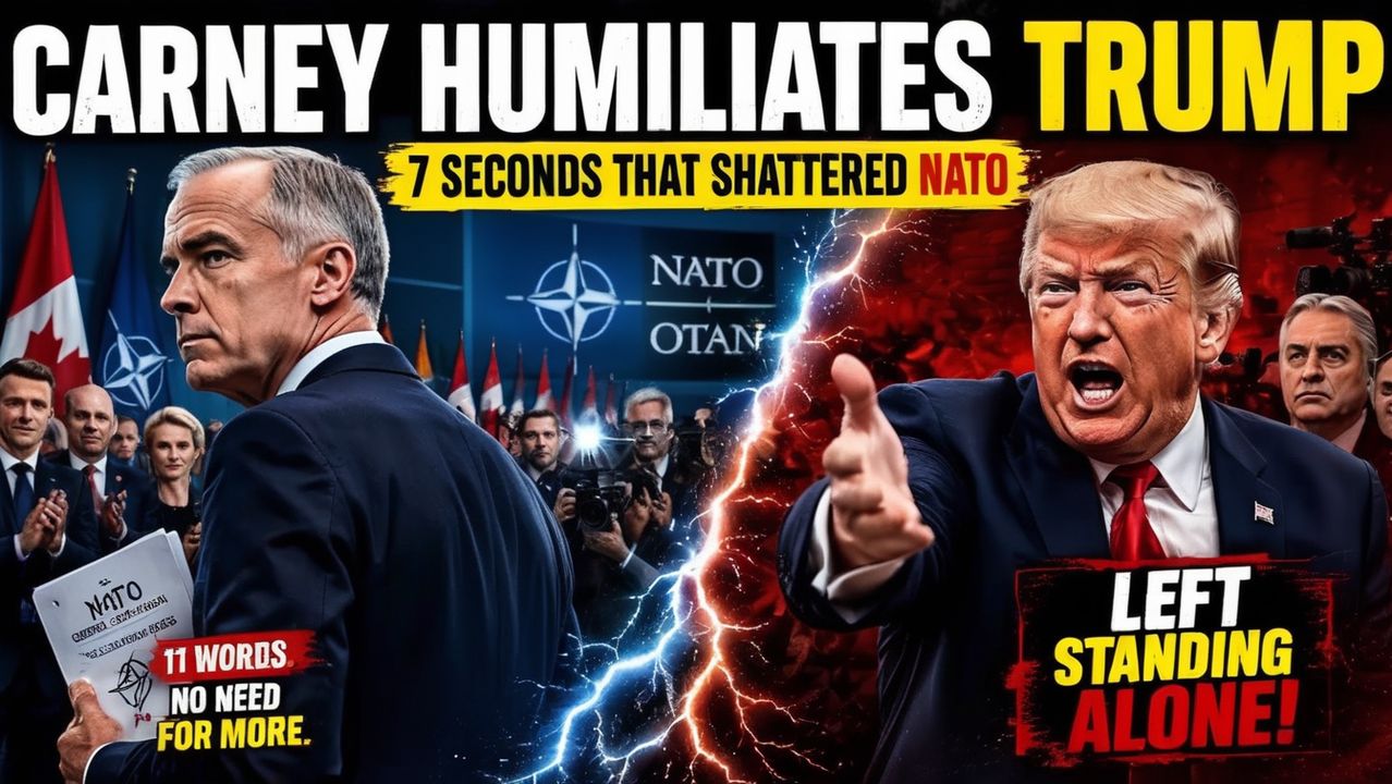 Carney HUMILIATES Trump LIVE At NATO  7 Seconds That Shook The Western Alliance