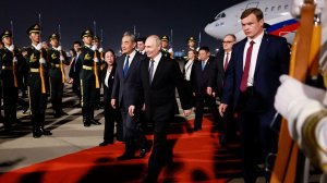 Путин прилетел в Китай с двухдневным визитом