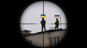 Российский самолет ОСВ-96 запускает украинский истребитель с крыши