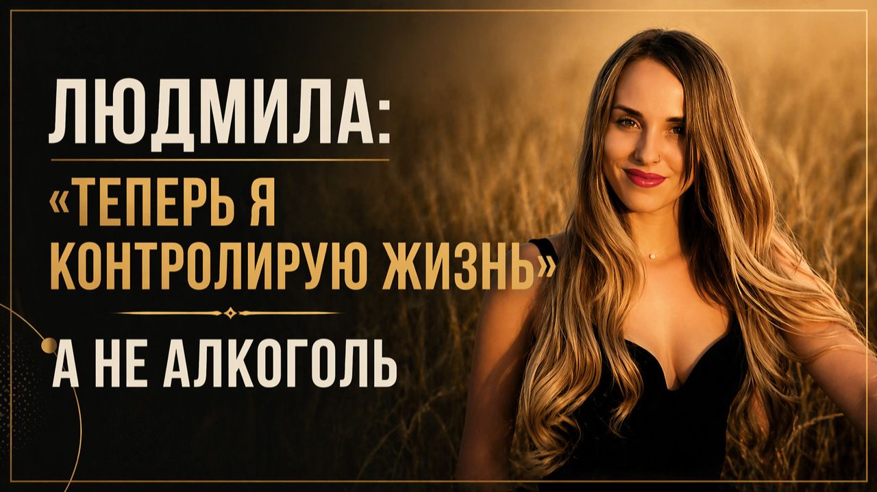 История Людмилы. "Теперь я контролирую жизнь". А не алкоголь.