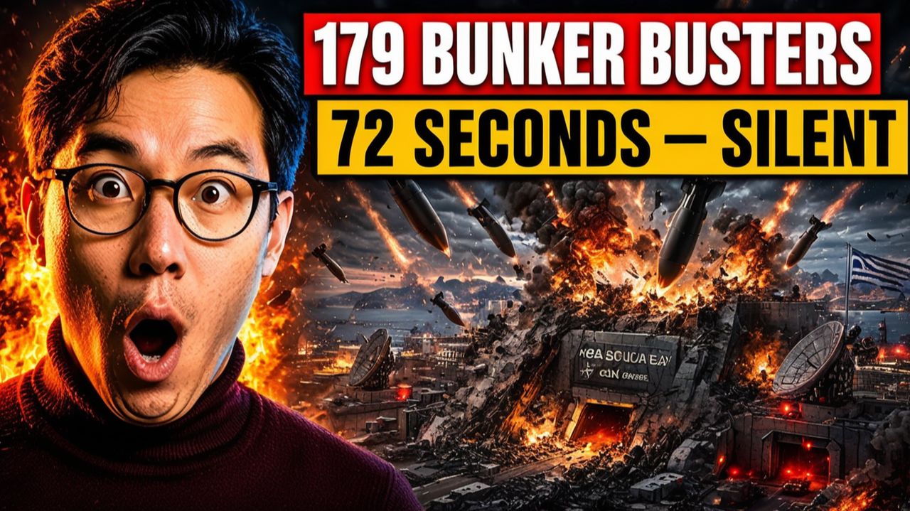 Iran Dropped 179 Bunker Busters On US NSA Souda Bay — 72 Seconds Later It Never Woke Again