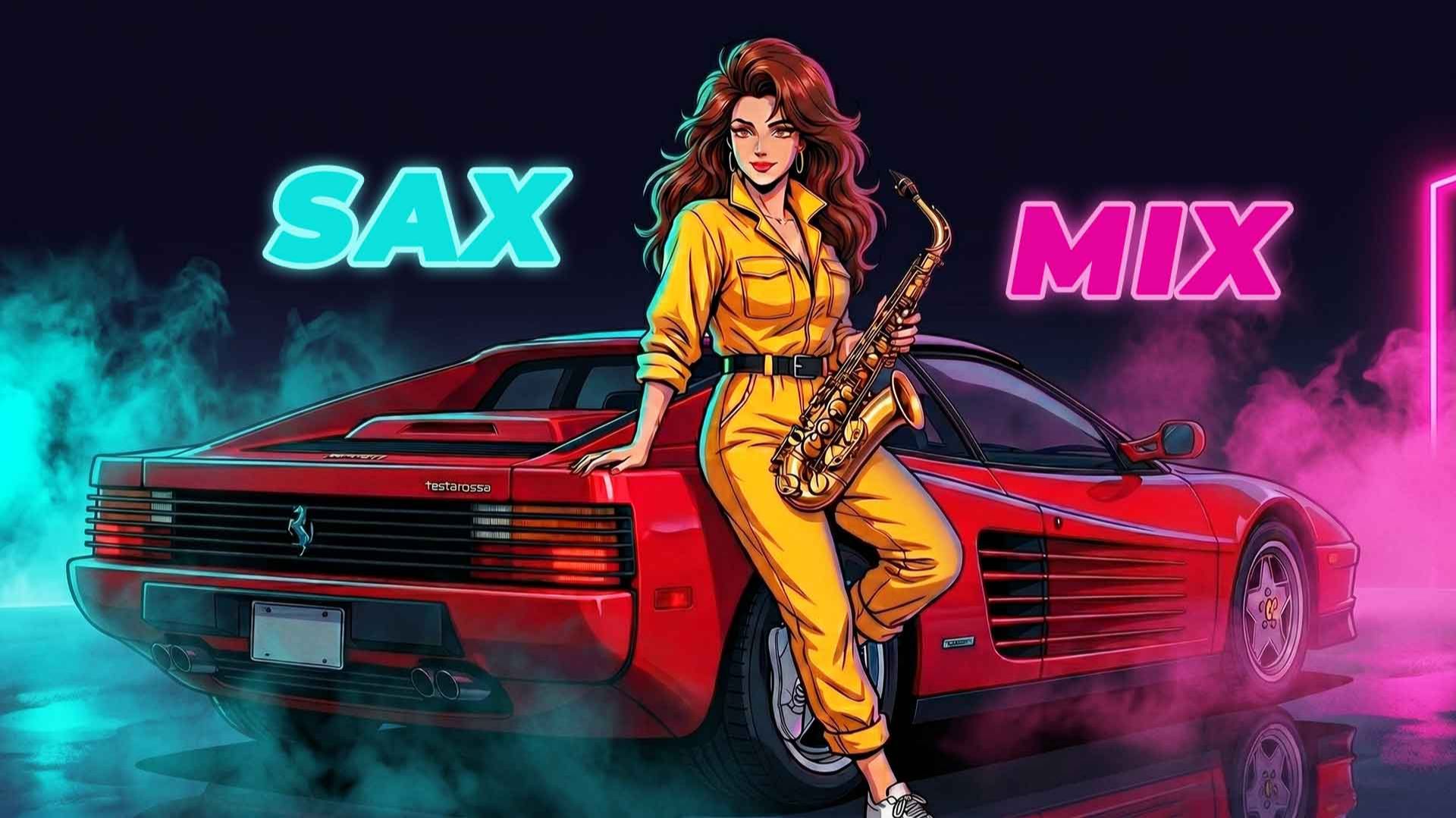 Retrowave-микс 80-х c Саксофоном 🎷 Ностальгический Synthwave-вайб