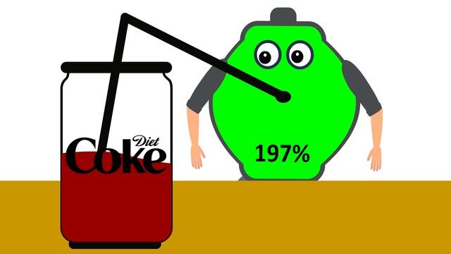 Overcharged Battery Drinking Diet Coke To Lose Charge   NCR Animation