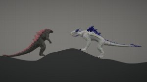Godzilla vs Shimo моё первое видео по Melon playground