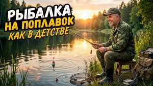 ВОСПОМИНАНИЯ ИЗ ДЕТСТВА Рыбалка на Поплавок – Никаких Наворотов, Только Клёв! 🎣