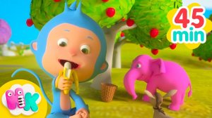 Äpfel und Bananen  Obstlied für Kinder | HeyKids Kinderlieder TV