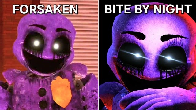 Forsaken против Bite By Night HOAX SPRINGTRAP Гемплей (Roblox)