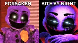 Forsaken против Bite By Night HOAX SPRINGTRAP Гемплей (Roblox)