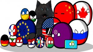 Говорящий Супер Кот против шариков 🐱 CountryBalls Heroes #336