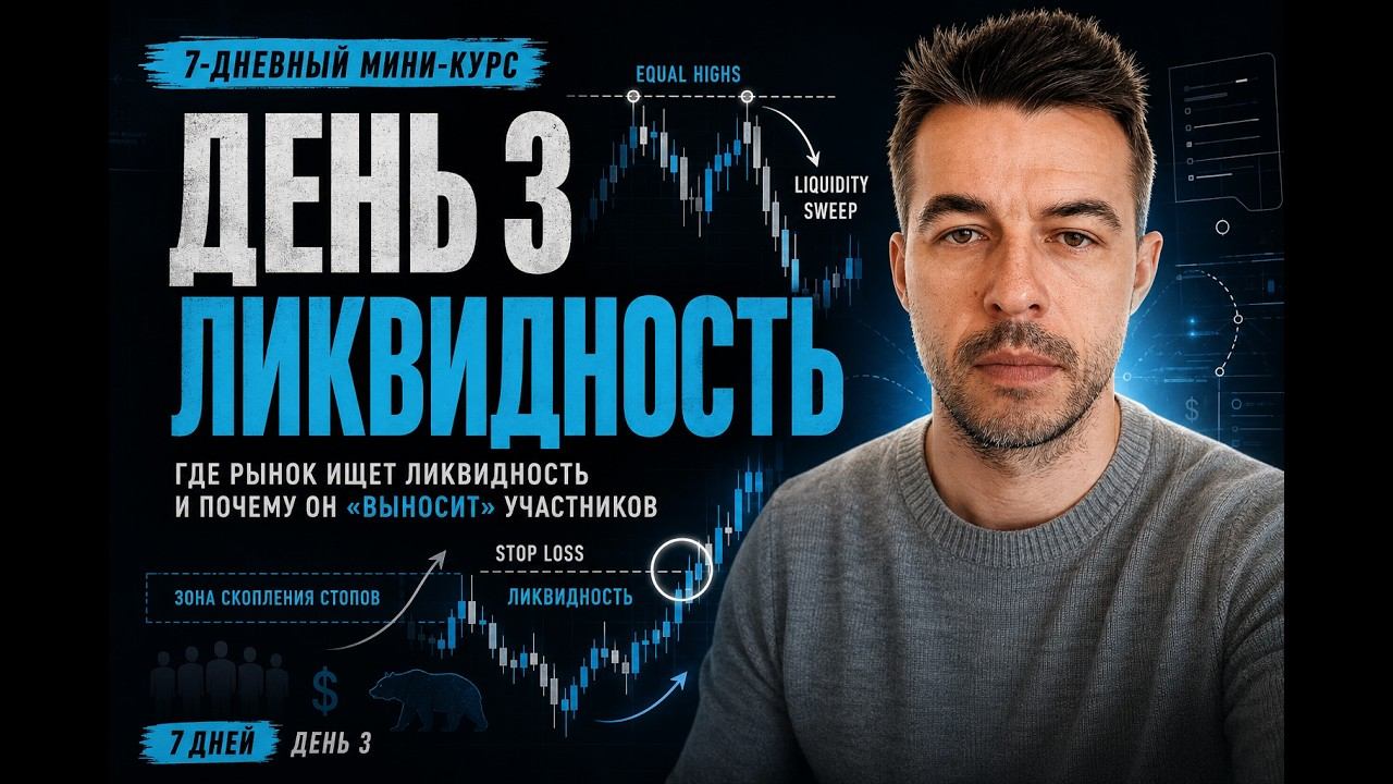 ДЕНЬ 3. ЛИКВИДНОСТЬ. Как рынок забирает стопы