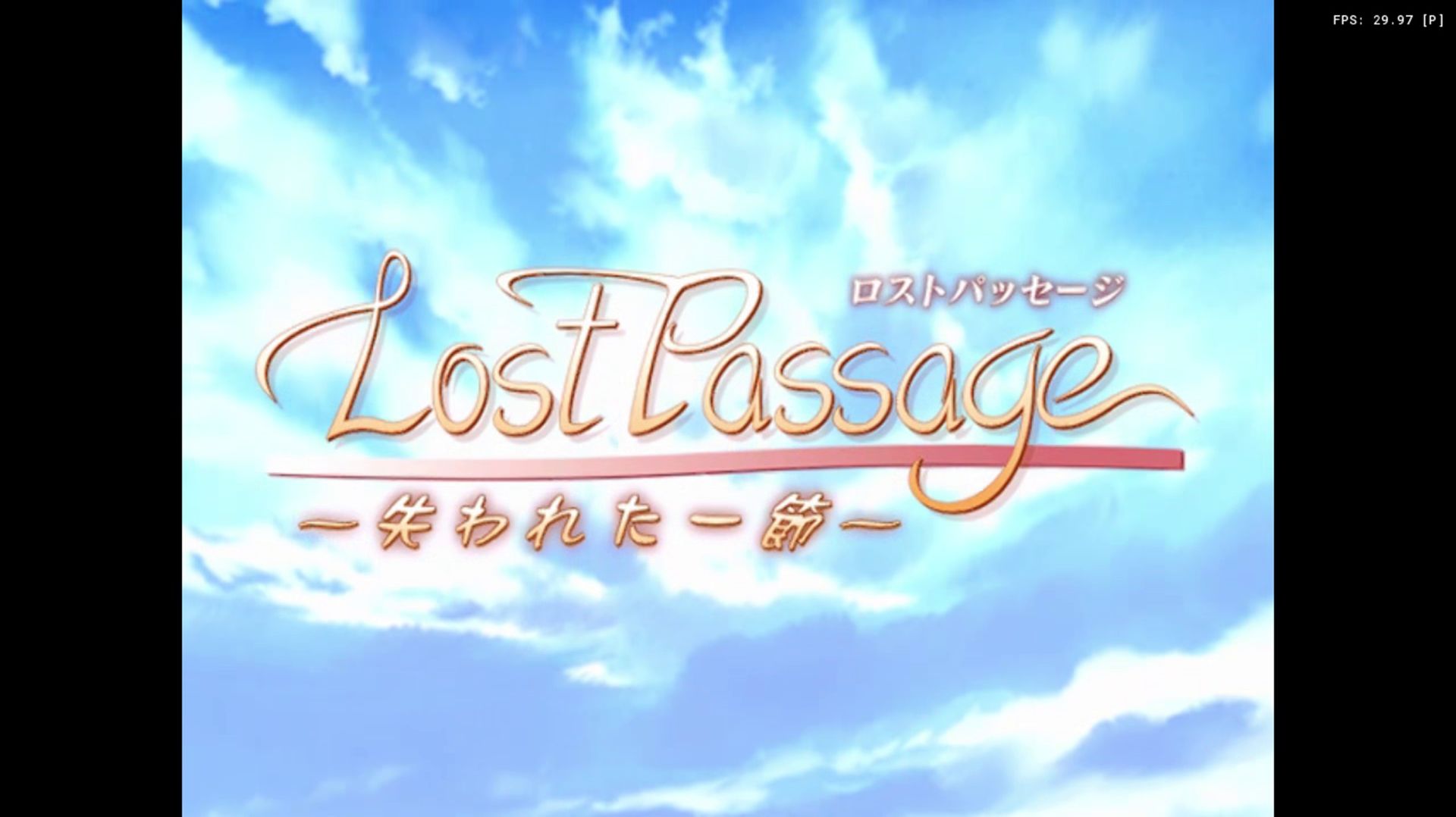 Lost Passage ～失われた一節～ | Lost Passage ~Ushinawareta Issetsu~ [PS2] GAME OPENING