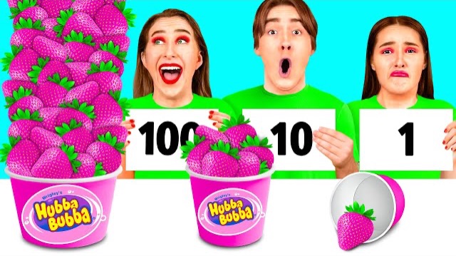 100 Слоев Еды Челлендж | Удивительные Кулинарные Рецепты