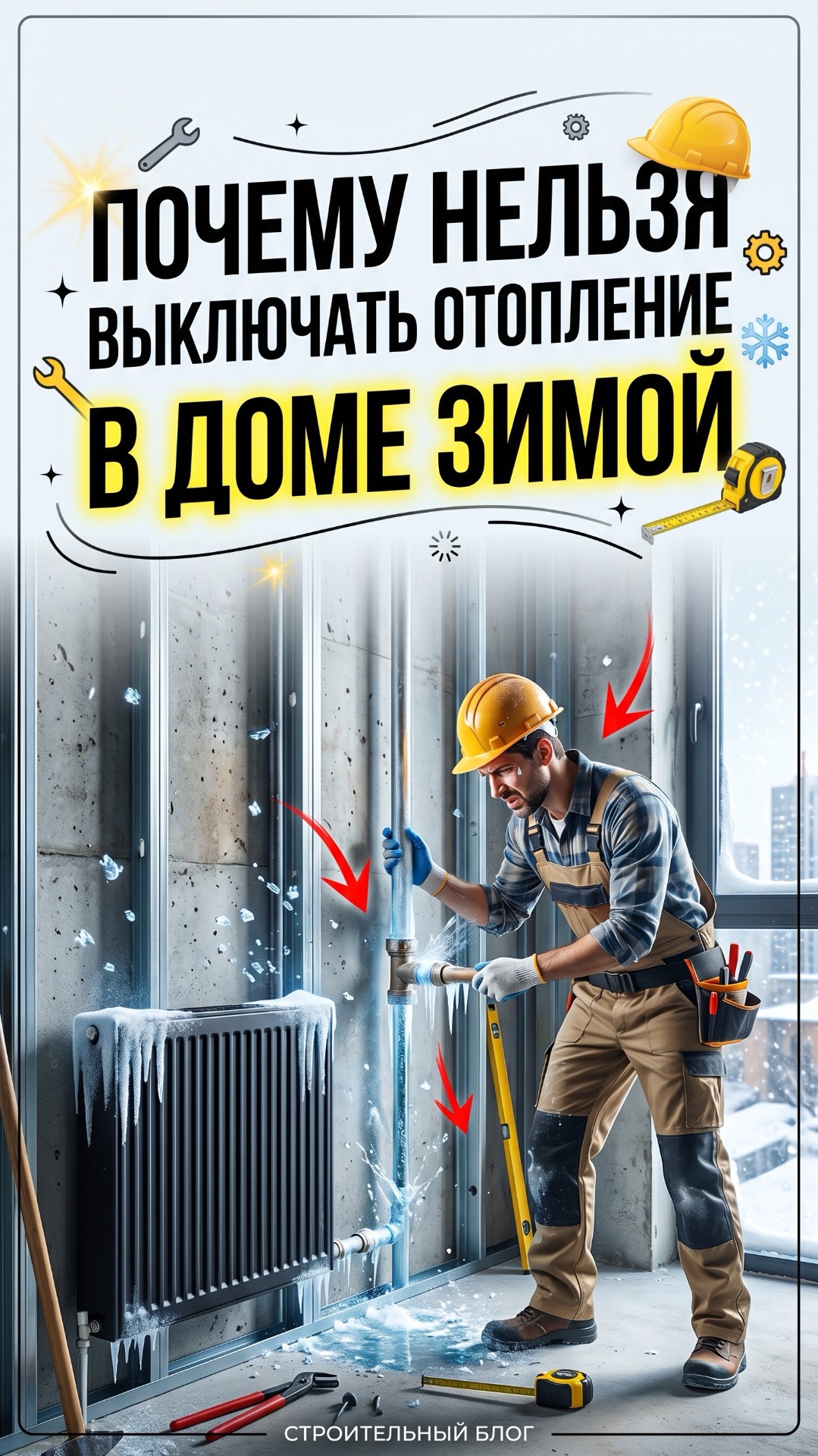 Почему нельзя выключать отопление в доме зимой?