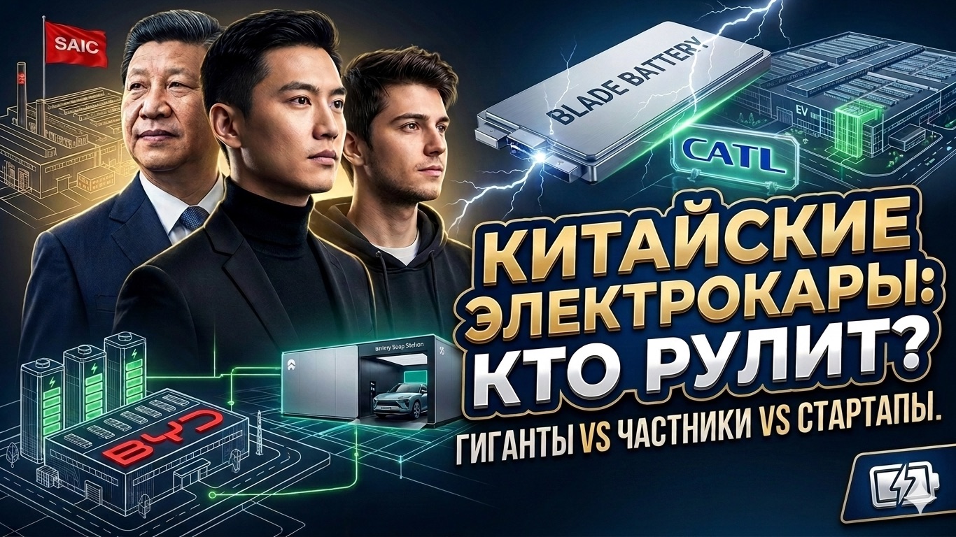 BYD, Geely, Zeekr, Xiaomi - что выбрать? Полный гид по китайским брендам - 2026