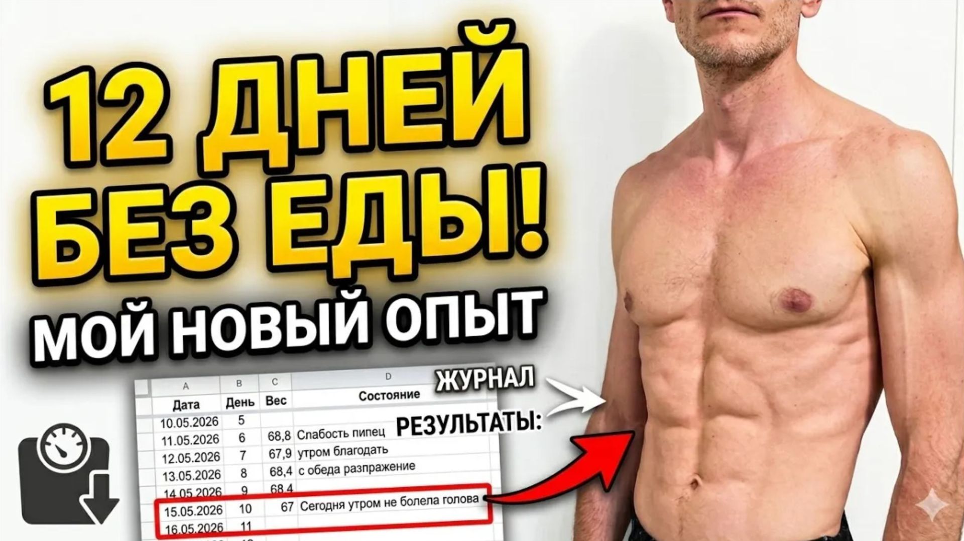 12 дней голода. Получаю новый опыт