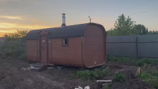 Баня бочка 