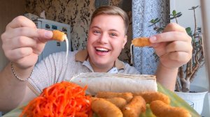 МУКБАНГ😋 ШАУРМА И СЫРНЫЕ ПАЛОЧКИ😍 ПОГОВОРИМ?