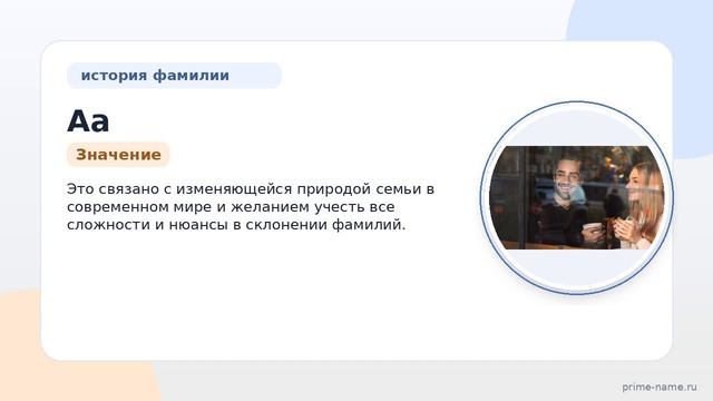Фамилия Аа: происхождение, значение и склонение