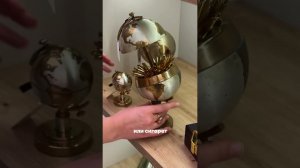 Винтажные глобусы из Западной Европы: музыкальные сигаретницы и зажигалка