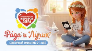 Черно-белый сенсорный мультик для новорожденных. Картинки для грудничков 0-3 месяца