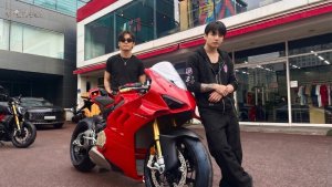 У Чонгука появился новый «Ducati», и он будет кататься на нем с Тэхёном!🔥