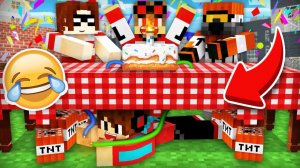 Я ПОЙМАЛ ГРИФЕРА В ЛОВУШКУ НА ДНЕ РОЖДЕНИЯ В МАЙНКРАФТ | Компот Minecraft