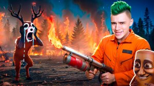 СЖЕГ ЛЕС ЗА 99 НОЧЕЙ В ЛЕСУ!😭 ИГРАЮ ЗА ПИРОМАНЬЯКА И ИСПОЛЬЗУЮ ОГНЕМЕТ В РОБЛОКС!🔥