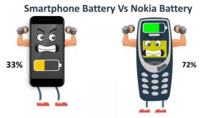 Smartphone Low Battery Vs Nokia Low Battery   NCR Animation