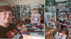 Наш с мамой отчёт «Петельки добра 🧦 с заботой и любовью ❤️». Библиотека в деревне