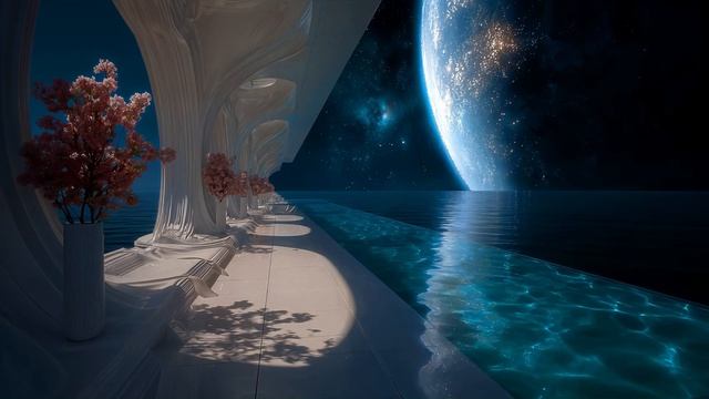 Sakura  Zen Space Garden  SciFi Ambient Music for Deep Rest  Stillness