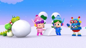 Изучаем Фигуры на Снегу    Обучающие мультики и песни для детей