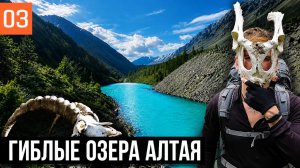 МЕРТВЫЕ ОЗЕРА АЛТАЯ  ПЕРЕПЛЫВАЕМ ГОРНУЮ РЕКУ  ПУТЕШЕСТВИЕ ПО АЛТАЮ