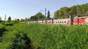 ЭП2К с поездом Санкт Петербург Челябинск