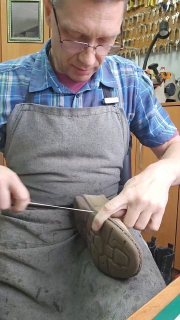 Как прошить обувь