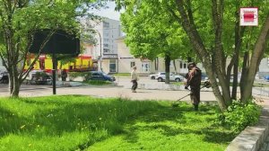 Коммунальные службы Вяземского округа взялись за покос травы