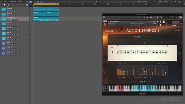 Изучение ACTION STRINGS 2