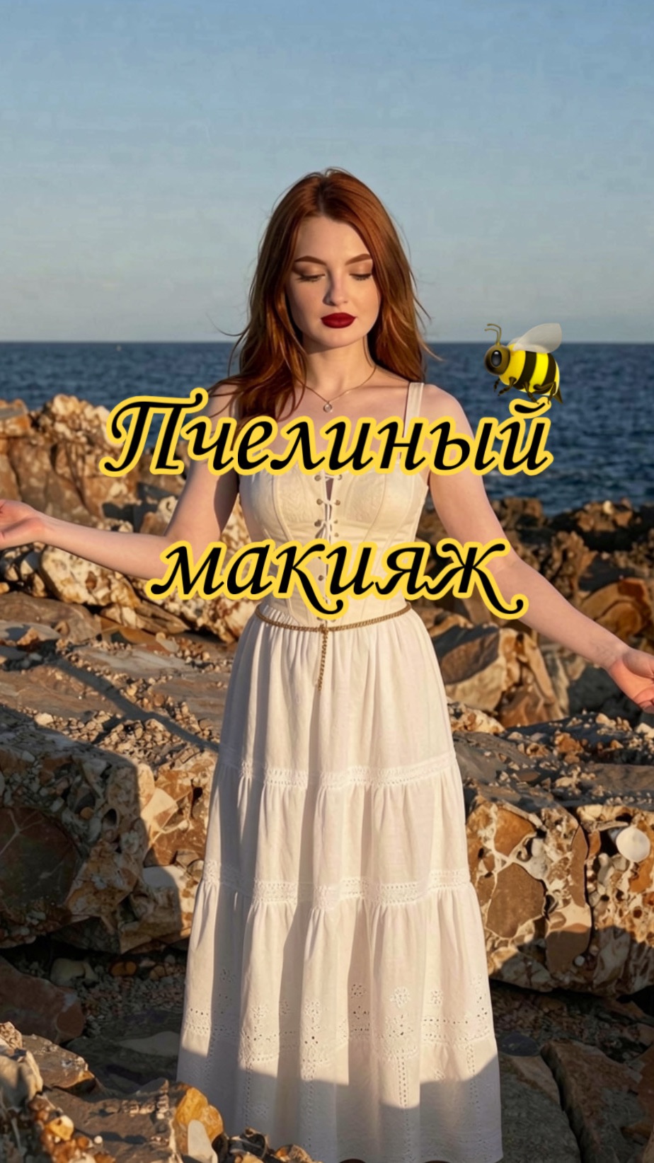 Пчелиный макияж 🐝