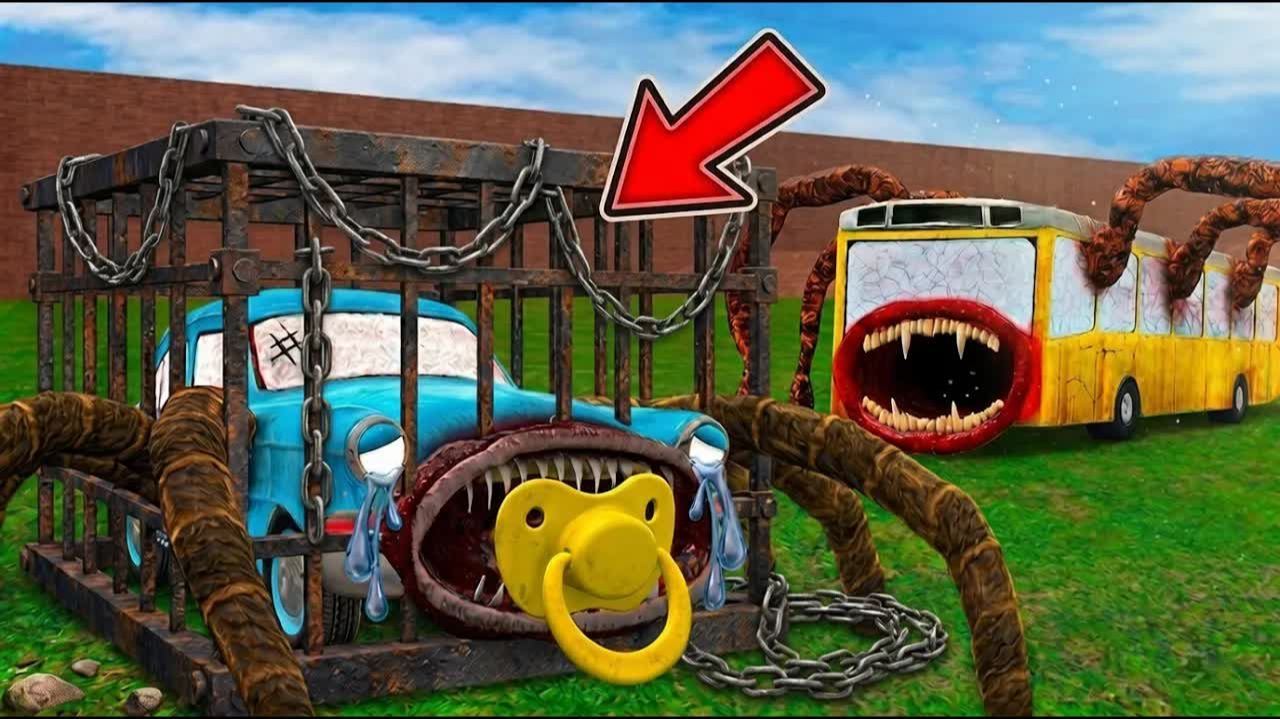 ДЕТКА-ПОЖИРАТЕЛЬ МАШИНОК БЫЛ ПОХИЩЕН ПОЖИРАТЕЛЕМ АВТОБУСОВ В GARRY’S MOD