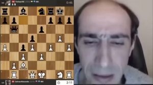 Красивая жертва ферзя гроссмейстеру 2800!