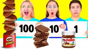 100 слоев еды Челлендж #3 c BooBoom Challenge